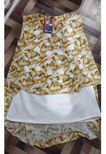 Ladies Sleeveless Top, Pattern : Printed