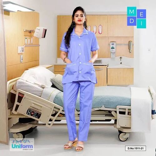 Pure Cotton Nurse Uniform, Gender : Female