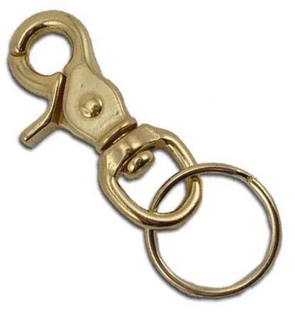 Silver Round Brass Key Chains, Gender : Male