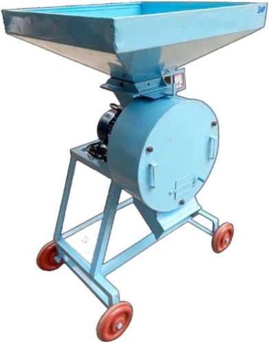 Electric Semi Automatic Makka Grinding Machine, Color : Blue