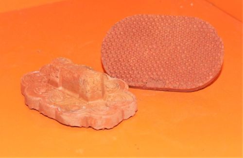 Brown Polished Clay Eci-33 Foot Scrubber, For Diwali, Festival, Size : 4