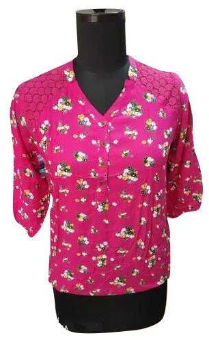 Rode Mood Printed Balloon Top, Size : Small, Medium, Large, XL