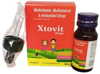 Multivitamin Drops, Packaging Size : 30 Ml