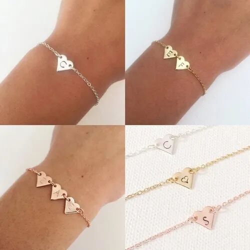 Heart Shape Bracelet, Gender : Female