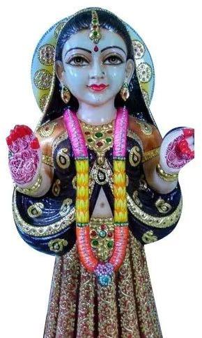 Polished Khodiyar Mata Marble Statue, For Home, Temple, Packaging Type : Thermocol Box
