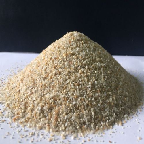 Crystal Granules Silica Sand, Color : Brown
