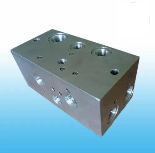 Aluminium Hydraulic Manifold Block, For Earth Moving Machines , Working Pressure : 240 Bar