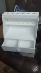 White Fusion Biotech Plastic Micropipette Stand, For Chemical Laboratory, Size : Standard