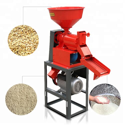 Semi Automatic Electric Cast Iron Mini Rice Mill, For Agriculture, Industrial, Commercial, Packaging Type : Metal Sheet Box