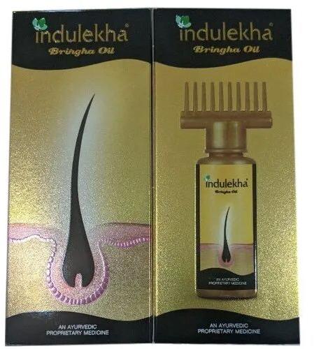 Indulekha Bringha Hair Oil, Packaging Type : Plastic Bottle