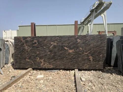 Brown Polished Granite Slab