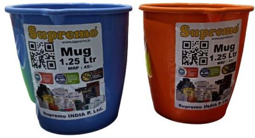 Round Plastic Supermo Mug, For Home Use, Feature : Durable, Unique Design