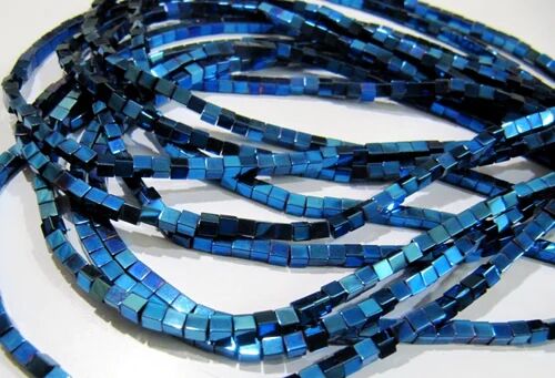 Hematite Beads, Color : Royal Blue