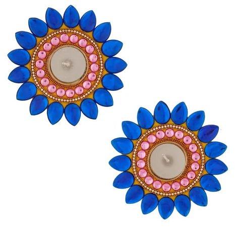 Polished Reflection Diya, For Home Decor, Pooja, Size : Multisize