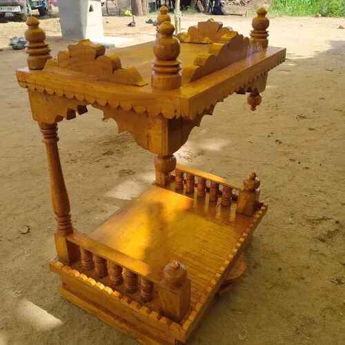 Attractive Look Wooden God Temple, For Home