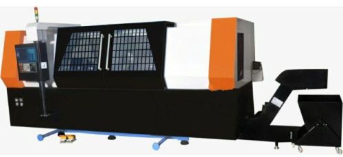 Mild Steel CNC Turning Lathe Machine, Color : Green