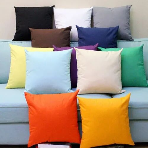 Plain Satin Cushion Cover, Size : 12x12 Inch