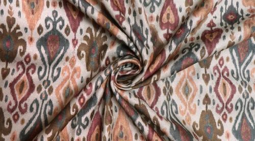 Silk Printed Pashmina Fabric, For Garments, Packaging Type : Plastic Bag