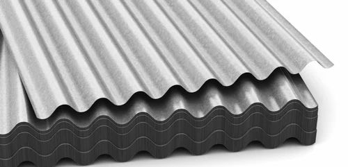 Silver Steel JSW Galvanized Roofing Sheet, Length : 10 Ft