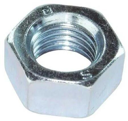 Mild Steel Hex Nut, Color : Silver