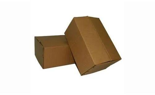 3 Ply Corrugated Packaging Box, Color : Brown