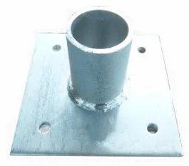 Grey Polished Iron Cuplock Base, For Construction, Size : Standard