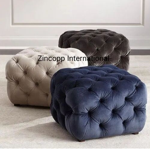 Decorative Ottoman Pouf Square 24x24, Size : 24*24*16