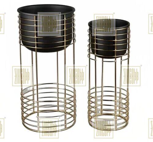 Decorative Planter Pots Set Of 2, For Outdoor Use, Indoor Use, Decoration, Packaging Type : Thermocol Cutout