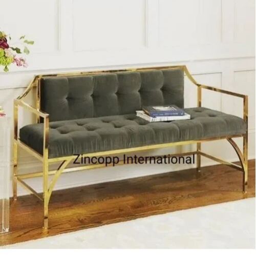 Square Stainless Steel Three Seater Bench, For Industrial Use, Style : Common, Modern