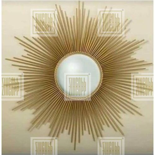 Sunburst Metal Mirror In Gold, Feature : Attractive Look, Easy To Fit, Fine Finish, Good Strength