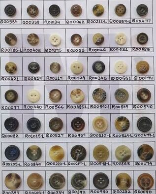 Plastic Horn Buttons, Packaging Type : Packet