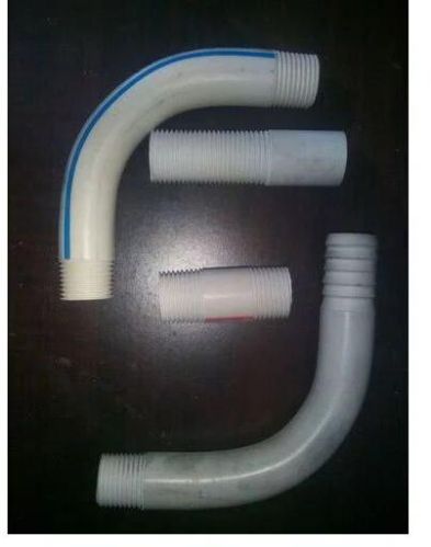 White UPVC Pipe Nipples, For Pneumatic Connections, Connection : Male