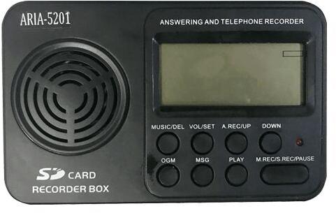 Single Port Embedded Voice Logger, Color : Black