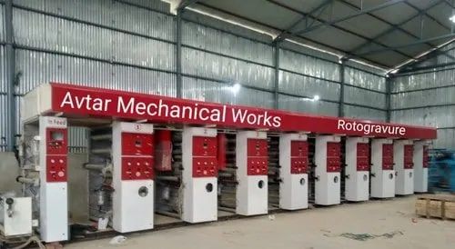 Avtar 3-6kw Electric BOPP Rotogravure Printing Machine, For Industrial, Voltage : 220V