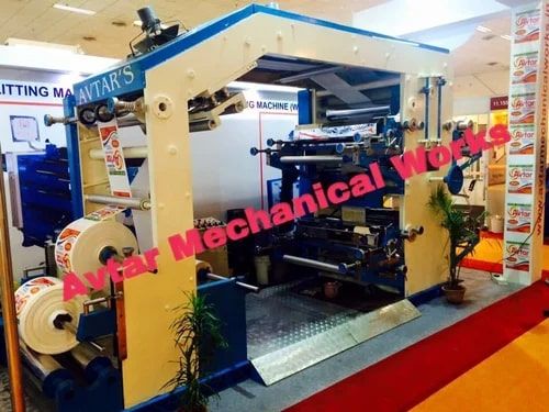 Four Color Flexographic Printing Machine, Voltage : 220 V