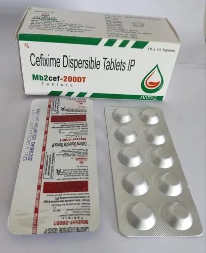 Cefixime Dispersible Tablets, Packaging Type : ALU ALU