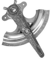 Coated Steel Regular Damper Quadrant, For Industrial, Color : Metalic