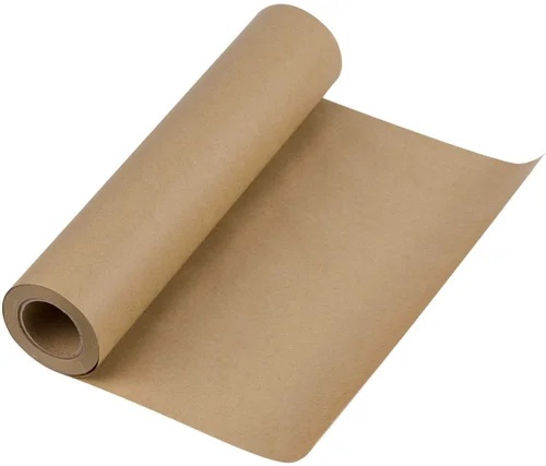 Wood Pulp Kraft Paper Roll, Color : Brown