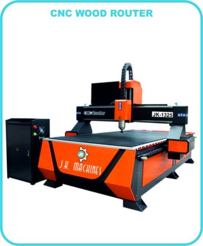 Orange Semi Automatic Electric CNC Wood Router Machine, Voltage : 440v