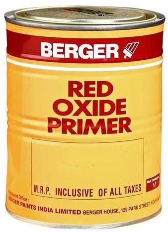 Berger Red Oxide Primer, Packaging Size : 1L
