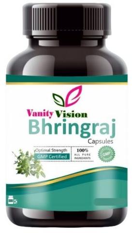 Vanity Vision Bhringraj Capsules, Packaging Type : Plastic Bottle