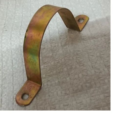 Mild Steel Saddle Clamp, Color : Silver