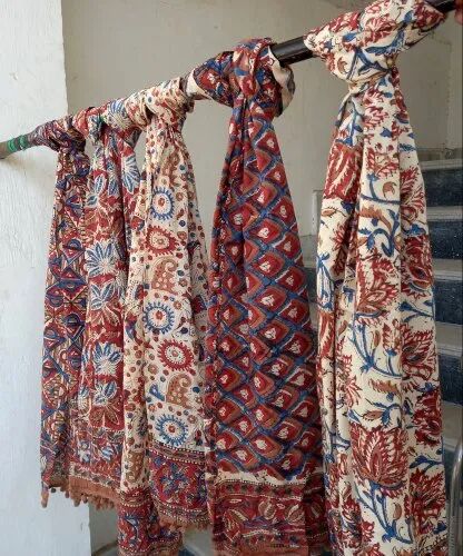 Printed Cotton Stole, Size : 22 X 72 Inches