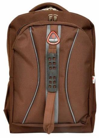 HI-PICK Polyester Fancy Brown School Bag, Age : Adult