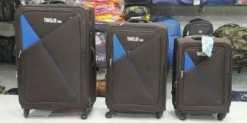 HI-PICK Luggage Trolley Bag, For Travelling, Feature : Easily Washable, Comfortable, Anti-Wrinkle