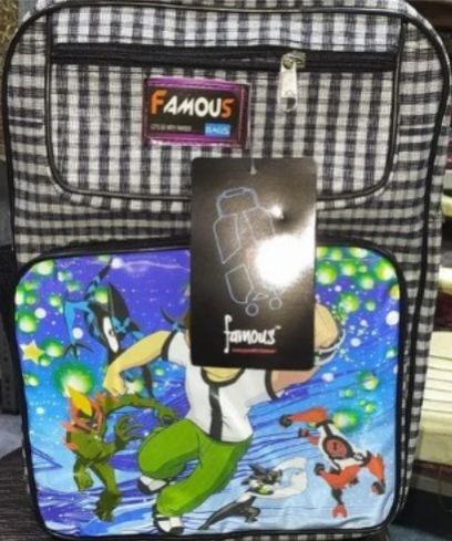 HI-PICK Polyester Printed Kids School Bag, Size : Medium