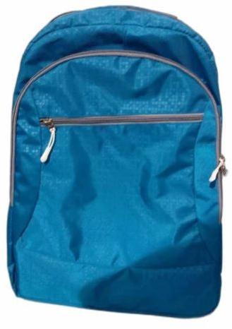 Sky Blue Customized Promotional Backpacks, Technics : Machine Made