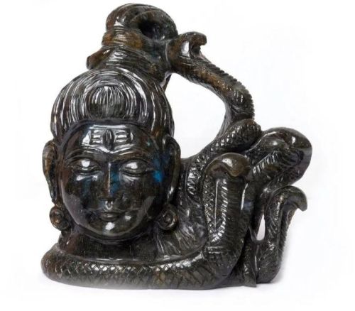 Stone Labradorite Shiva Head, Packaging Type : With Box
