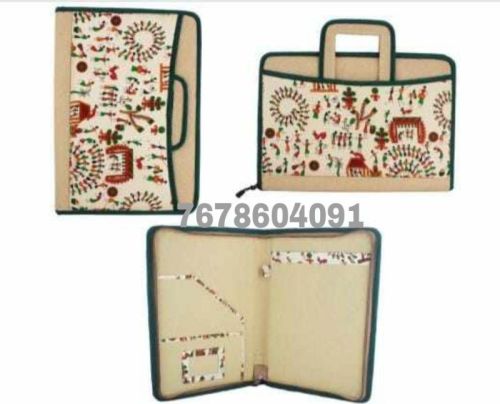 Plain Canvas Document Folder, Size : Customized