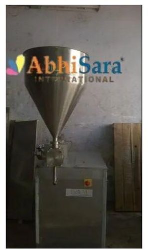 230 V Stainless Steel Cream Filling Machine, For Industrial, Production Capacity : >4000 Pouch Per Hour